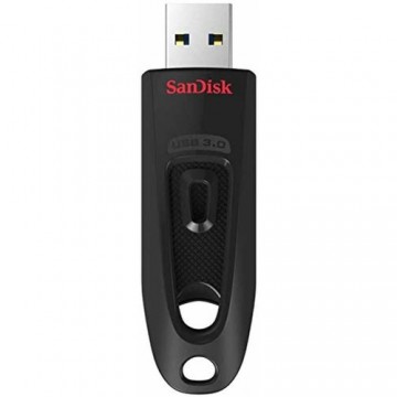 Pendrive SanDisk SDCZ48-032G-U46 USB 3.0 Цепочка для ключей Чёрный 32 GB 256 GB DDR3 SDRAM