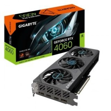 Gigabyte  
         
       Graphics Card||NVIDIA GeForce RTX 4060|8 GB|GDDR6|128 bit|PCIE 4.0 16x|Dual Slot Fansink|2xHDMI|2xDisplayPort|GV-N4060EAGLEOC-8GD