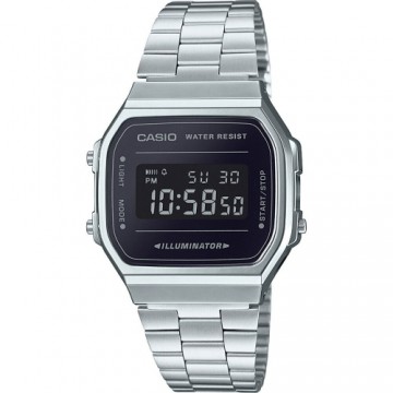 Vīriešu Pulkstenis Casio Melns Sudrabains (Ø 36 mm)