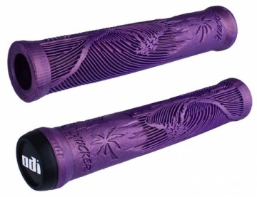 Stūres rokturi ODI Hucker Signature 160mm No Flange Purple