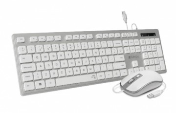 Клавиатура и мышь Subblim SUBKBC-CEKE60 Испанская Qwerty