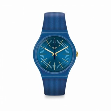 Vīriešu Pulkstenis Swatch CYDERALBLUE (Ø 41 mm)