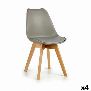 Gift Decor Обеденный стул Коричневый Серый 42 x 80 x 50 cm (4 штук)