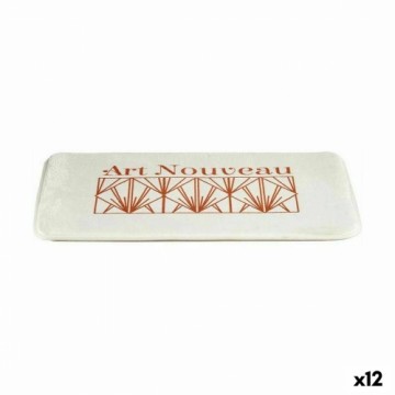 Berilo Коврик для ванной комнаты Art Nouveau Белый Бронзовый 40 x 1,5 x 60 cm (12 штук)