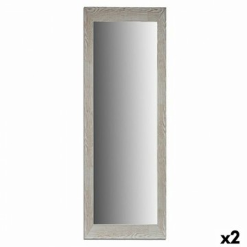 Gift Decor Настенное зеркало Деревянный Белый Cтекло 53,3 x 155 x 2 cm (2 штук)