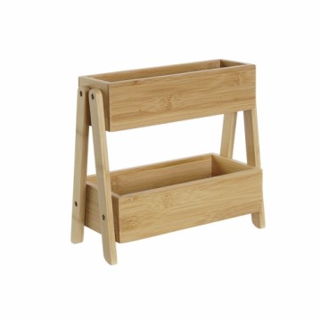 Planken DKD Home Decor Koks Bambuss 27 x 12 x 25 cm