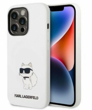 Karl Lagerfeld  
       Apple  
       iPhone 14 Pro Max 6,7 Silicone Choupette 
     White