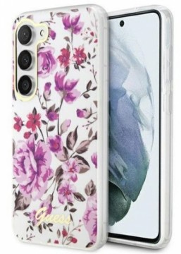 Guess  
       Samsung  
       Galaxy S23 S911 hardcase Flower Collection 
     Pink