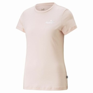 Women’s Short Sleeve T-Shirt Puma  Ess+ Embroidery