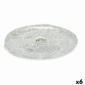 Vivalto Плоская тарелка Tirolo Прозрачный Cтекло 27,5 x 1,7 x 27,5 cm (6 штук)