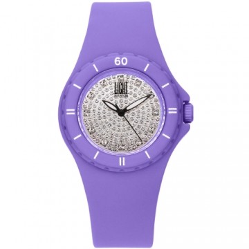 Ladies' Watch Light Time SILICON STRASS (Ø 36 mm)