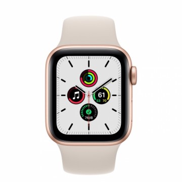 Apple Watch Series SE 40mm Aluminium GPS+Cellular - Gold (Atjaunināts, stāvoklis Ļoti labi)