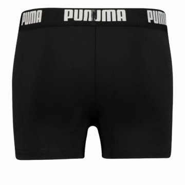 Boys Swim Shorts Puma Swim Logo Black