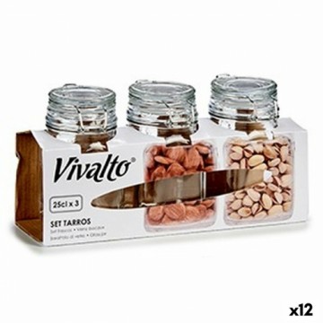 Vivalto caurules Hermētiski slēgts Caurspīdīgs Gumija Metāls 250 ml (12 gb.)