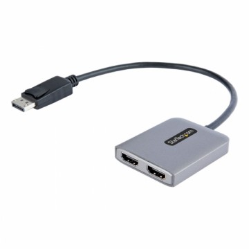 Display Porta uz HDMI Adapteris Startech MST14DP122HD Pelēks 4K Melns Melns/Pelēks