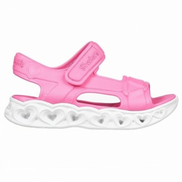 Bērnu sandaalit Skechers Lighted Molded Top Rozā