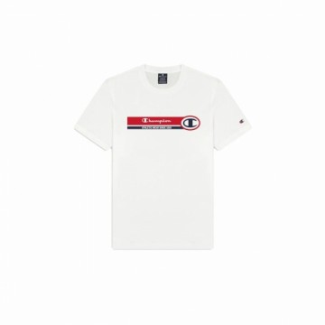 Men’s Short Sleeve T-Shirt Champion Crewneck White