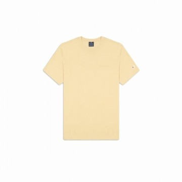 Men’s Short Sleeve T-Shirt Champion Crewneck Beige