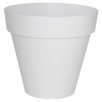 Plant pot Riviera White Plastic Squared Ø 50 cm