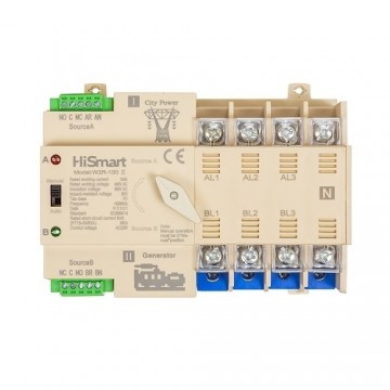 Automatic Transfer Switch HiSmart W2R-4P 220V 100A