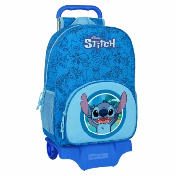 Skolas soma Stitch Zils 33 x 42 x 14 cm