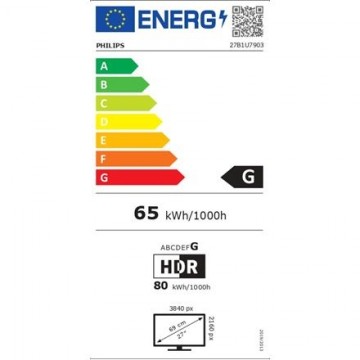 Philips Professional Monitor  27B1U7903/00 27 ", IPS, 4K UHD, 3840 x 2160, 16:9, 4 ms, 1000 cd/m², HDMI ports quantity 2, 60 Hz