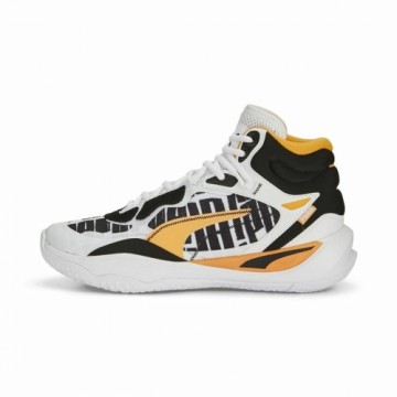 Basketbola Apavi Pieaugušajiem Puma Playmaker Pro Mid Balts