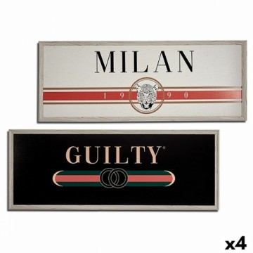 Gift Decor Glezna GUILTY MILAN skaidu plātnes 2 x 46 x 121 cm (4 gb.)