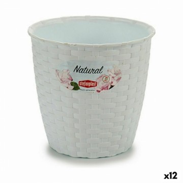 Подставка под цветочный горшок Stefanplast Белый Пластик 14 x 13 x 14 cm (12 штук)