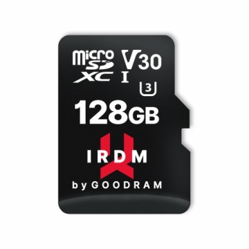 Mikro SD Atmiņas karte ar Adapteri GoodRam IRDM M3AA 128 GB Melns