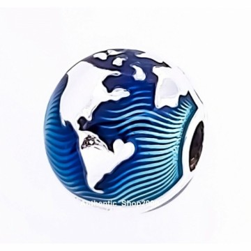 Sieviešu'Krelles Pandora BLUE GLOBE CLIP