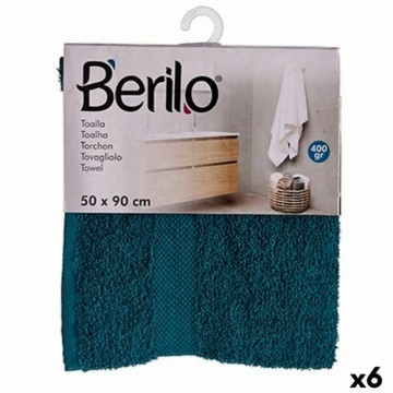 Berilo Vannas dvielis Zils 50 x 90 cm (6 gb.)
