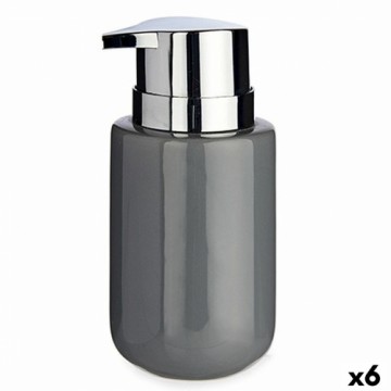Berilo Дозатор мыла Серый Серебристый Металл Керамика 350 ml (6 штук)