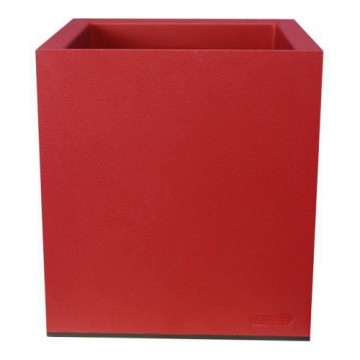 Банка Riviera Красный Пластик Квадратный 40 x 40 cm