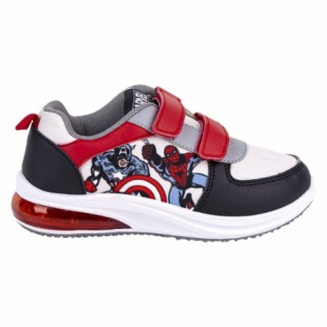 LED Trainers The Avengers Velcro Black