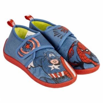 Mājas čībām Marvel Velcro Tumši zils