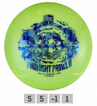 Discgolf DISCMANIA Midrange Driver C-LINE Midnight Prowl 2 Meta Kyle Klein Green 5/5/-1/1