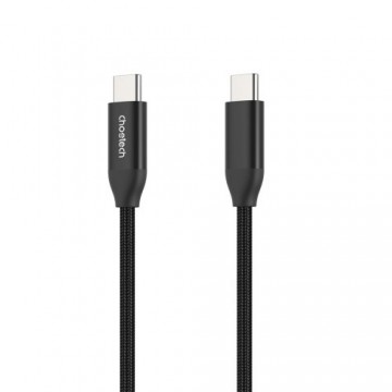 Cable CHOETECH Type-C - Type-C, PD240W, black, 3m