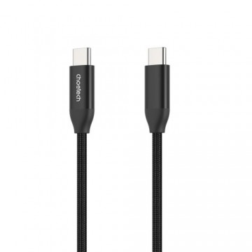 Cable CHOETECH Type-C - Type-C, PD240W, black, 1m