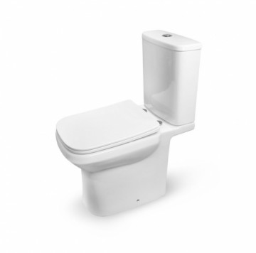 WC pods Vento Bergen  bez apmales ar horizonālo izvādu, 3/6l, ar duroplast Soft Close vāku, ūdens padeve no apakšas