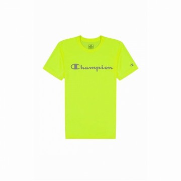 t-krekls Champion Crewneck Laima zaļa Vīriešu