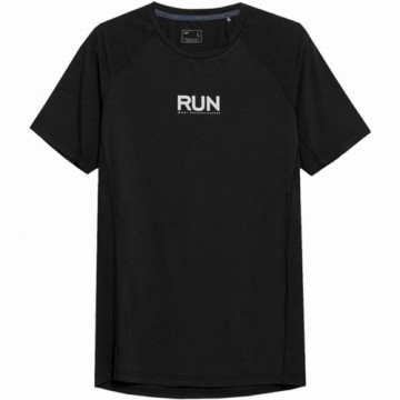 Men’s Short Sleeve T-Shirt 4F Run Black