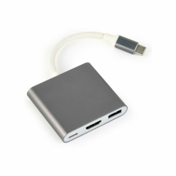 USB C uz VGA Adapteris GEMBIRD A-CM-HDMIF-02-SG