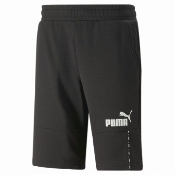 Sporta Šorti Puma  Essentials Block Tape Melns Vīriešu