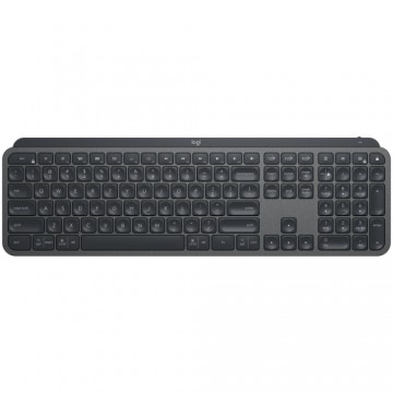 LOGITECH MX Keys S Plus Bluetooth Illuminated Keyboard with Palm Rest - GRAPHITE - US INT'L