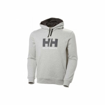 Vīriešu Sporta Krekls ar Kapuci HH LOGO Helly Hansen 33977 949 Pelēks