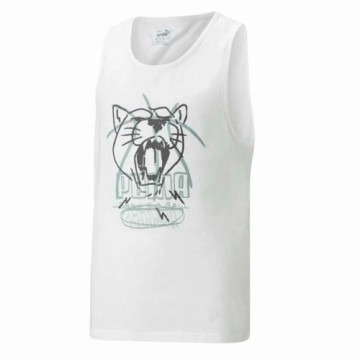 Basketbola T-krekls Puma Tank B Balts