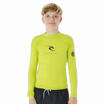 t-krekls Rip Curl Corps L/S Rash Vest  Dzeltens Sērfotāju Likra