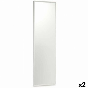 Gift Decor Настенное зеркало Белый Деревянный MDF 40 x 142,5 x 3 cm (2 штук)