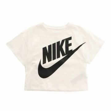 Child's Short Sleeve T-Shirt Nike Icon Futura White